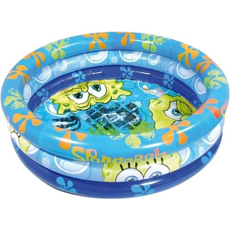 Foto van Opblaasbare zwembad - rond - spongebob - 100 cm - opblaasbaar - kinderbad - tuin - zomer