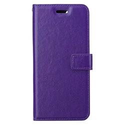 Foto van Basey oneplus nord 2t hoesje bookcase hoes flip case book cover - oneplus nord 2t hoes book case hoesje - paars