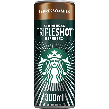 Foto van Starbucks tripleshot espresso + milk 300ml bij jumbo