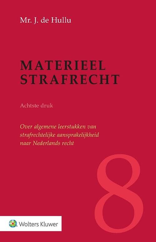 Foto van Materieel strafrecht - j. de hullu - paperback (9789013163643)