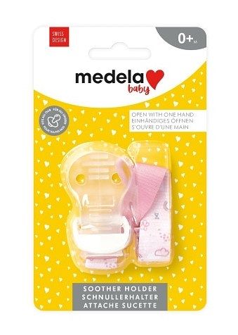 Foto van Medela baby fopspeenhouder - pink