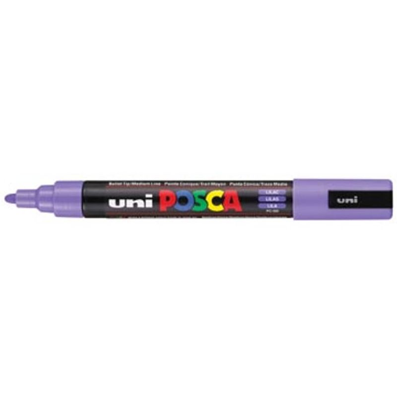 Foto van Uni-ball paint marker op waterbasis posca pc-5m lila