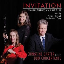 Foto van Invitation; trios for clarinet, violin and piano - cd (0774718148926)