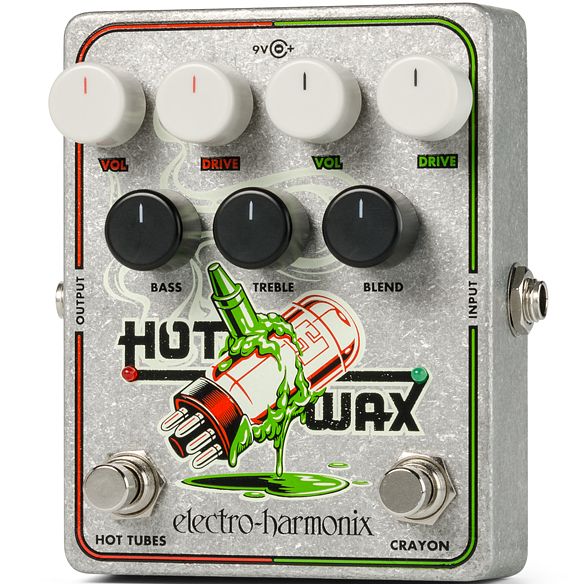 Foto van Electro harmonix hot wax dual overdrive