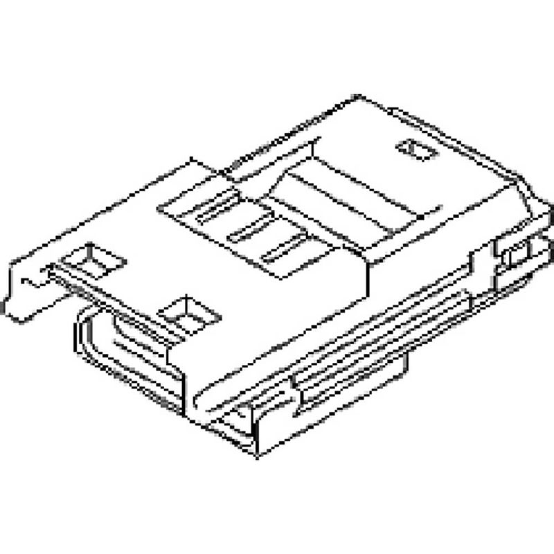 Foto van Molex 521160241 female behuizing-kabel totaal aantal polen 2 rastermaat: 5 mm 1 stuk(s) tray