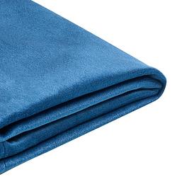 Foto van Beliani fitou - bekleding voor bedframe-blauw-fluweel