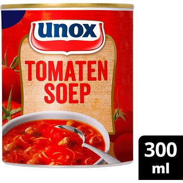 Foto van Unox soep in blik stevige tomatensoep 300ml bij jumbo