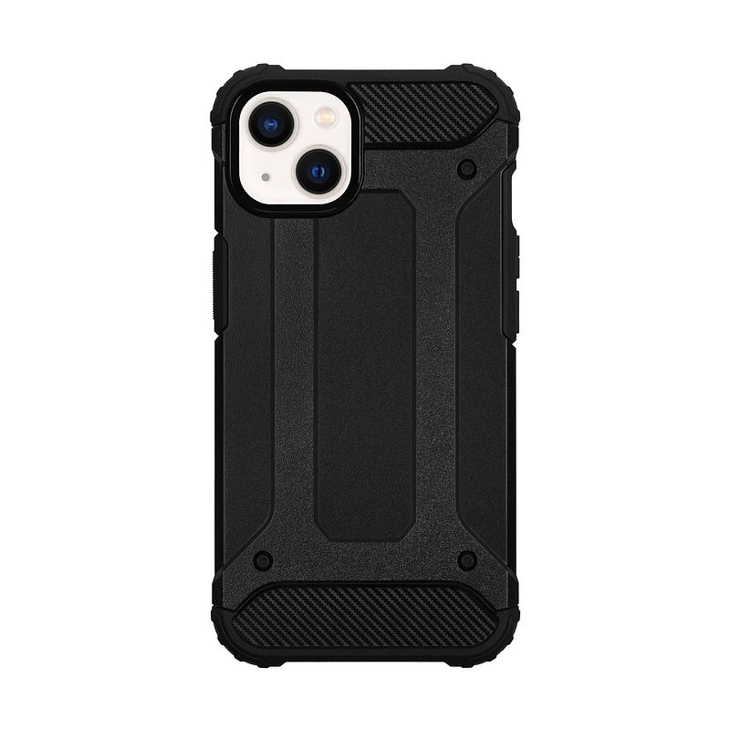 Foto van Bmax classic armor phone case voor iphone 13 - black/zwart