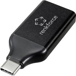 Foto van Renkforce rf-4600986 usb-c / hdmi adapter [1x usb-c stekker - 1x hdmi-bus] zwart