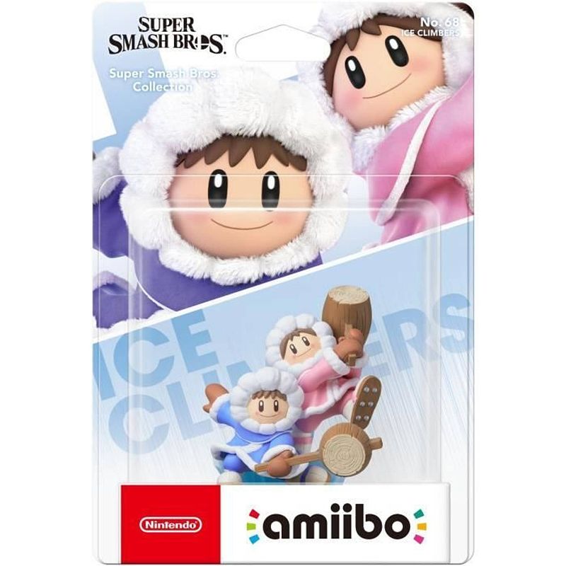 Foto van Beeldje amiibo n ° 68 ice climbers collection super smash bros