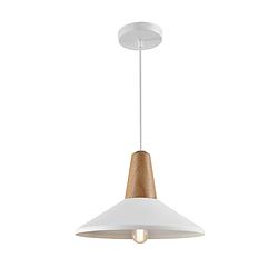 Foto van Quvio hanglamp rond wit - quv5068l-white