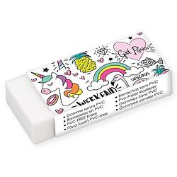 Foto van I-total gum unicorn rubber wit 3 stuks