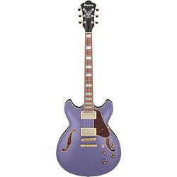 Foto van Ibanez as73g artcore metallic purple flat semi-akoestische gitaar