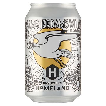 Foto van Homeland amsterdams witbier blik 330ml bij jumbo