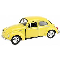 Foto van Welly volkswagen beetle geel 11 cm