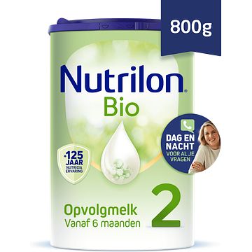 Foto van Nutrilon bio 2 opvolgmelk 612 maanden 800g bij jumbo