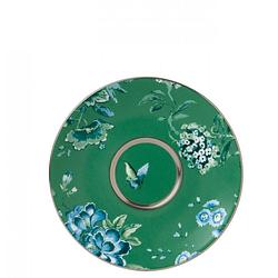 Foto van Wedgwood schotel jasper conran chinoiserie groen ø 16 cm