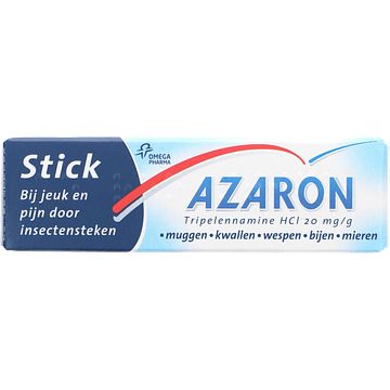 Foto van Azaron stick tegen jeuk 5,7 g (20 mg/g) bij jumbo
