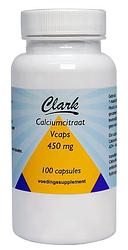Foto van Clark calciumcitraat 450mg capsules