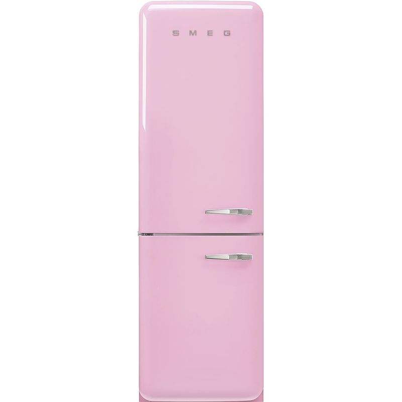 Foto van Smeg fab32lpk5 koel-vriescombinatie roze