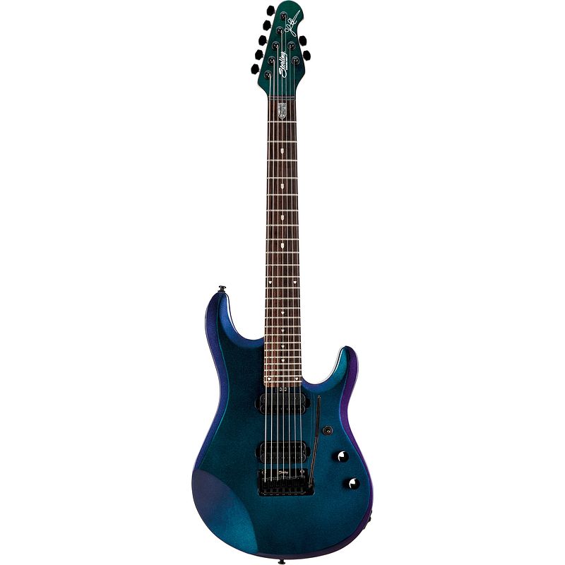 Foto van Sterling by music man jp70 mystic dream 7-string met gigbag