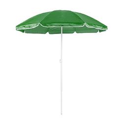 Foto van Groene strand parasol van nylon 150 cm - parasols