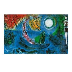 Foto van Marc chagall - il concerto, 1957 kunstdruk 80x60cm