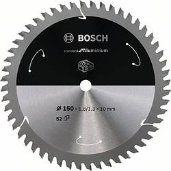 Foto van Bosch accessories bosch 2608837762 cirkelzaagblad 150 x 10 mm aantal tanden: 52 1 stuk(s)