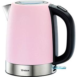 Foto van Trisa retro line waterkoker snoerloos pink