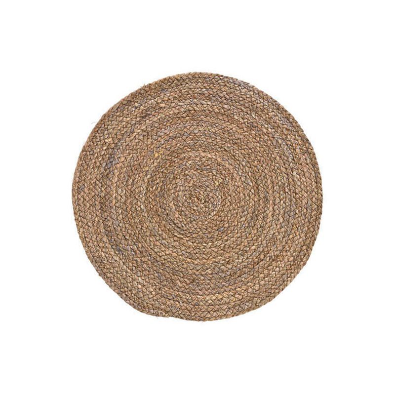 Foto van 8x placemats rond rotan handgemaakt 38 cm - placemats