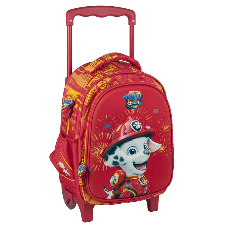 Foto van Nickelodeon trolley rugzak paw patrol 8 liter polyester rood