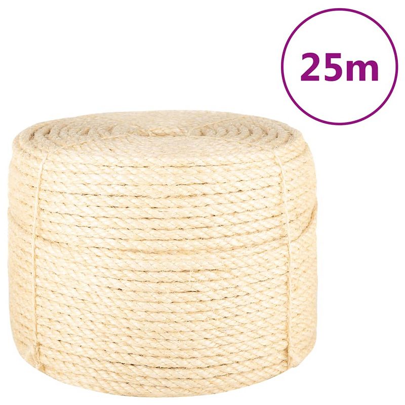 Foto van Vidaxl touw 10 mm 25 m 100% sisal