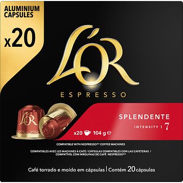 Foto van L'sor espresso splendente koffiecups voordeelpak 20 stuks bij jumbo