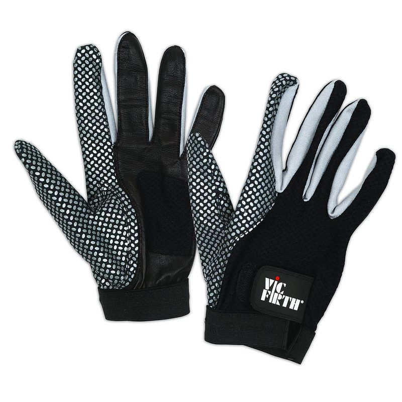 Foto van Vic firth vicglvm vicgloves drumhandschoenen maat m