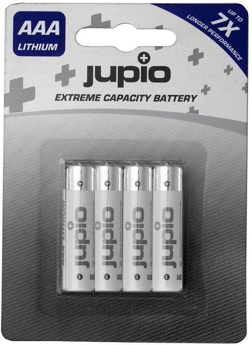 Foto van Jupio aaa lithium batterijen - 4 stuks