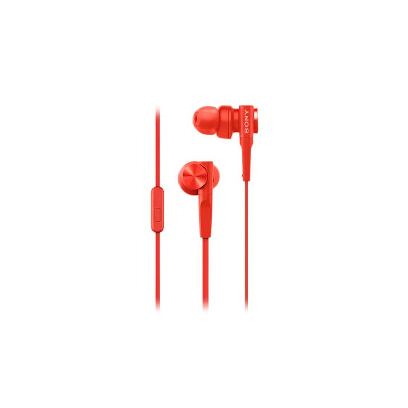 Foto van Sony in-ear oordopjes mdr-xb55apr (rood)