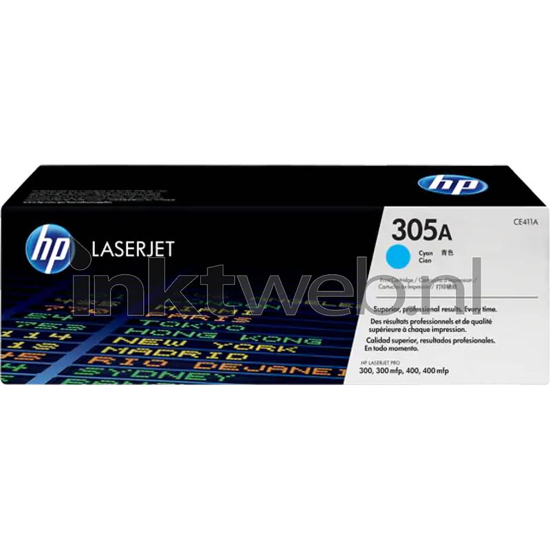 Foto van Hp 305a cyaan toner