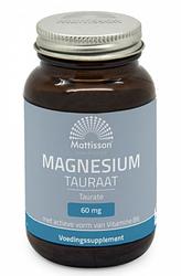 Foto van Mattisson healthstyle vegan magnesium tauraat capsules