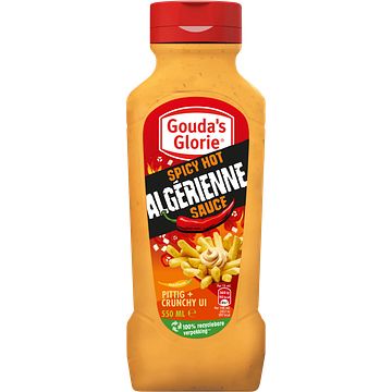 Foto van Gouda'ss glorie spicy hot algerienne sauce 550ml bij jumbo