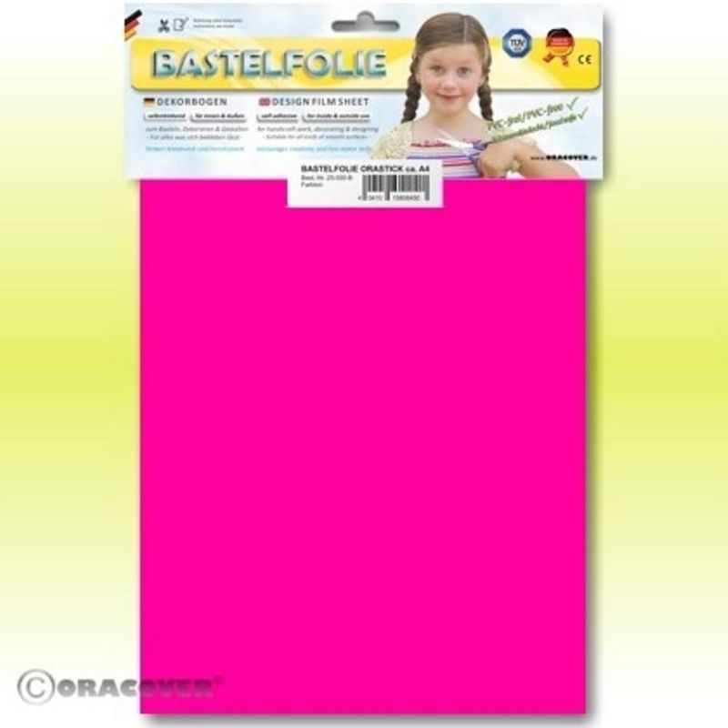 Foto van Oracover orastick 25-014-b plakfolie (l x b) 300 mm x 208 mm neon-roze (fluorescerend)