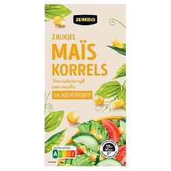 Foto van Jumbo maiskorrels 2 x 95g