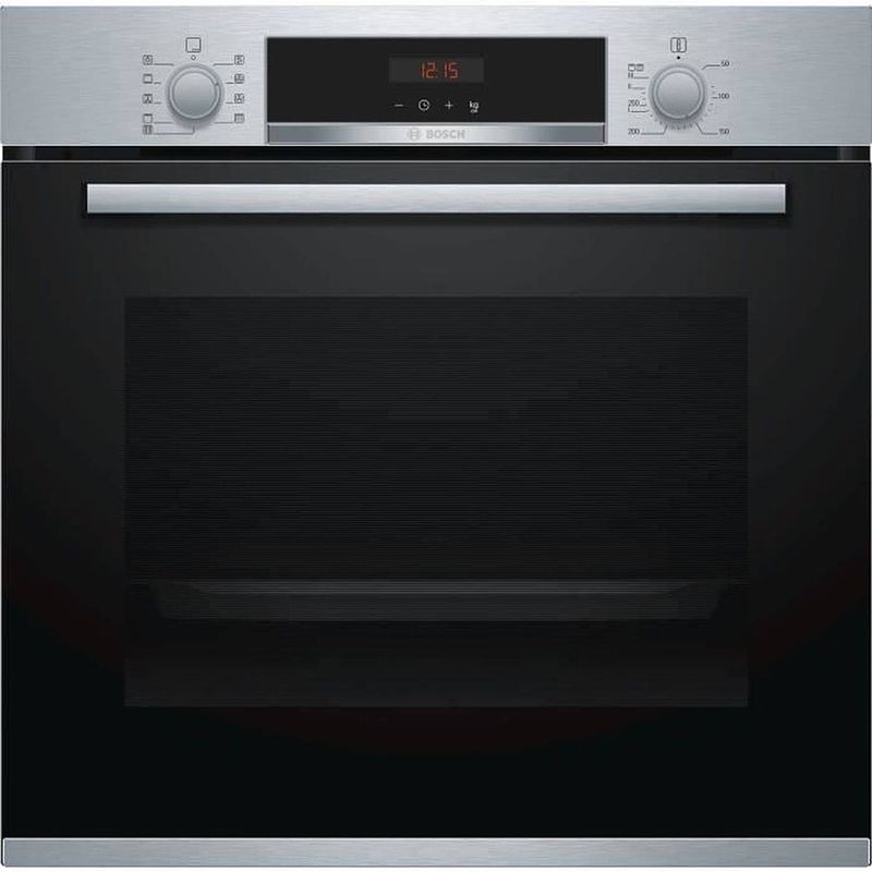 Foto van Bosch hba573br0 - ingebouwde elektrische oven - geforceerde lucht 3d + - 71l - pyrolyse - a - inox