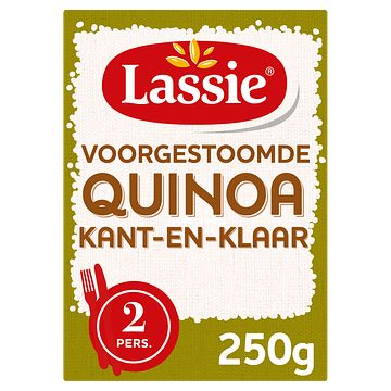 Foto van Lassie voorgestoomde quinoa kant & klaar 250 gram bij jumbo