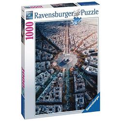 Foto van Ravensburger - puzzel van 1000 stukjes parijs van bovenaf gezien