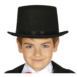 Foto van Fiestas guirca hoge hoed junior vilt zwart one-size