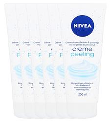 Foto van Nivea crème peeling douchescrub voordeelverpakking