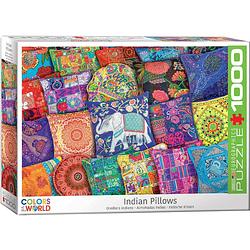Foto van Eurographics puzzel indian pillows - 1000 stukjes