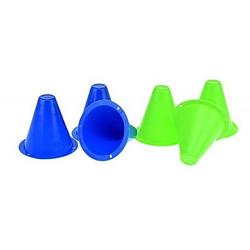 Foto van Toi-toys minipionnen 8 cm blauw/groen 6 stuks