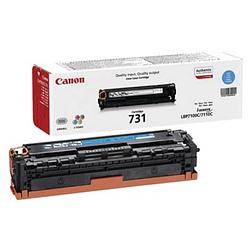 Foto van Canon toner 731c cyaan, 1500 pagina's - oem: 6271b002