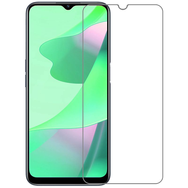 Foto van Basey oppo a16s screenprotector tempered glass - oppo a16s beschermglas - oppo a16s screen protector